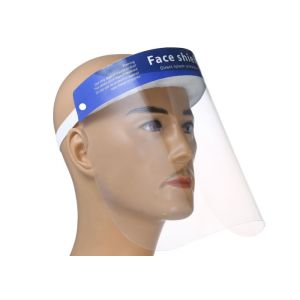 Professional Clear Plastic Full Face Shield Visor Customized Sublimation