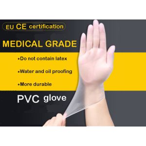 China Disposable Medical Glove cheap PVC Plastic Safety Gloves on sale