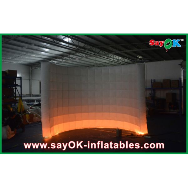 Portable Photo Booth Beautiful 3m Inflatable Photo Booth Bule Oxford Cloth Air Wall