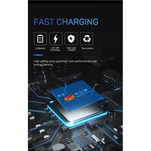 FCC 18650 Rechargeable 2200mAh lithium Ion Battery High Discharge Rate