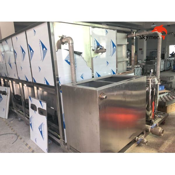 Quality Heater Exchanger Ultrasonic Cleaning Unit 6000L With Sweeping Frequency 28KHz wholesale