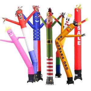 Cheap 4m Inflatable Air Dancer Custom Wave Inflatable Advertising Dancer for sale