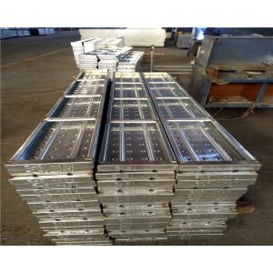 China 12 Ft Galvanized Steel Scaffold Planks Rust - Proof Metal Scaffold Boards on sale