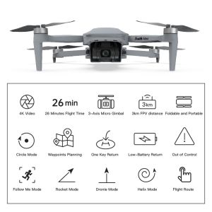 ZAi Mini Drone with 4k Camera and 3 Axis Gimbal Profesional Outdoor Drones