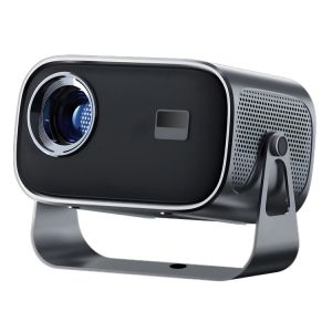 Cheap Mini Portable Projector with WiFi6 2.4G/5G 802.11a/b/g/n/ac/ax GPU ARM Mali-450 MP2 GPU 720P LCD Projection Technology for sale