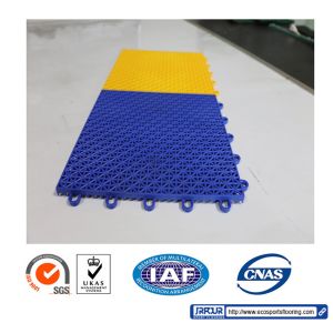 Floated Waterproof Interlocking Sports Tiles No Cracking Badminton