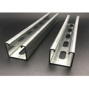 Pre Galvanized GI Hdg Unistrut Slotted Channel Stainless Steel 316