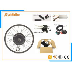 China Rear / Front Wheel Electric Mountain Bike Conversion Kit Thumb Throttle Or Twist Throttle on sale