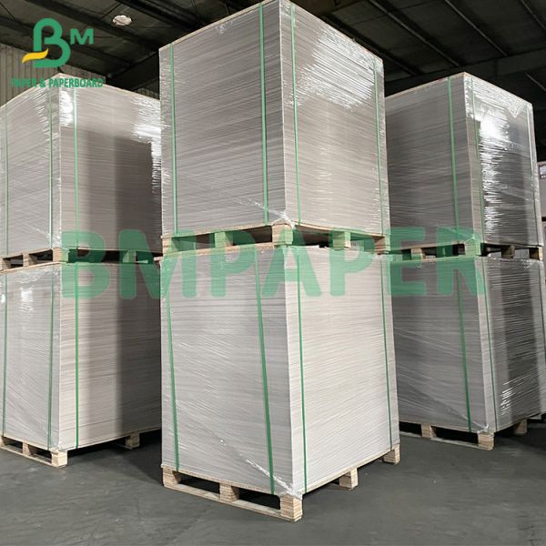 Quality CCWB Coated Duplex Board With 70% PWC Recycle White Back Double White With Grey In The Middle wholesale