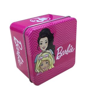 Promotional Metal Square Tin Box Watch Gift Tin Packaging Containers CMYK