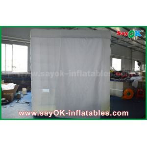 Inflatable Photo Studio White Arc - Shaped Portable Inflatable Photo Booth Shell