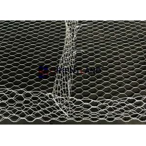 Geo Wire Gabion Wall Baskets Double Twisted Hexagonal Type For Coastal Defence