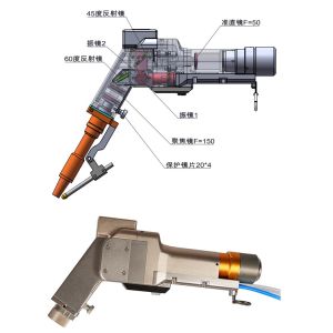 Handheld Double Wobble Laser Welding Head with Diverse Welding Beam Patterns