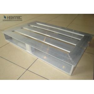 China Anodized Light Weight Slatted Aluminum Pallets Used For Ware House on sale
