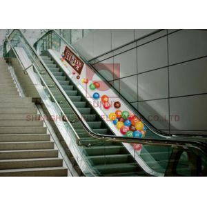 Inclination 30° / 35° Moving Walk Escalator Energy Efficiency For Outdoor Indoor