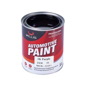 High Performance Purple 2K Solid Paint with Acrylic Resin and Spray Application