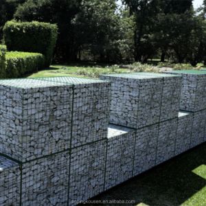 2x1x1m Welded Gabion Retaining Wall Heavy Duty Direct PVC Coated Wire Gauge 3