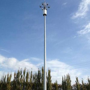 Triangular Single Tube ASTM Monopole Steel Tower