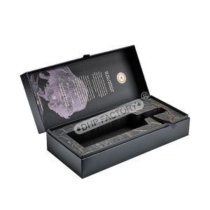 Luxury Vintage Inspired Design Paper Wine Box Whisky Packaging Box Crafted