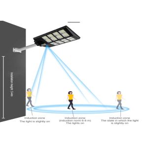 Outdoor All In One Integrated Solar Street Light IP65 Waterproof ABS Housing