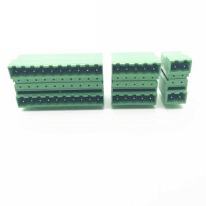 5.08mm Pitch Dual Row PCB Pluggable Screw Terminal Blocks Plug + Angle Pin