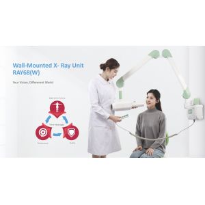 New design Hign Frequency Wall-mounted Dental X-ray XR-68(W) Unit Mobile