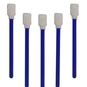 5 Inches Cleanroom Foam Cleaning Swabs Dust Free Rectangular