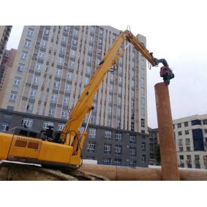 Antiwear Multiscene Vibratory Pile Driver , Q355B Excavator Mounted Vibro Hammer