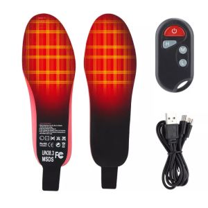 ODM Remote Control Heated Insoles , OEM Electric Waterproof Heated Insoles