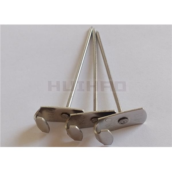 14ga X 2-1/2" Ss Rectangular Top Lacing Anchors To Secure Removable Insulating