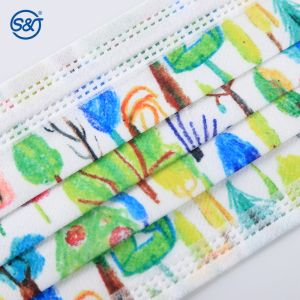 Cheap custom printed cotton allergy 3ply 4ply facial smoke face xhalation valve