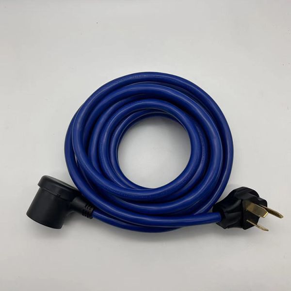 Blue Heavy Duty 110V Nema 3 Pin 10-50P Plug STJW 3/14 3/12 3/10 AWG 10-50R Extension Cord for Home Appliance Outdoor Usage