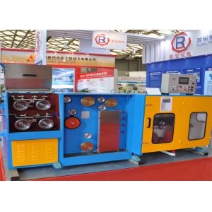Automatic Double Spooler Fine Copper Wire Drawing Machine With Continuous