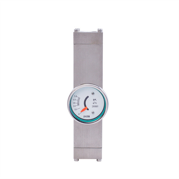 Top-In And Bottom-Out Metal Tube Rotor Flow Meter Metal Tube Float Flow Meter
