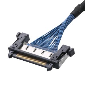 JAE FI-RE31CL To FI RE31CL LCD Lvds Cable customized cable assembly 0.3mm pitch