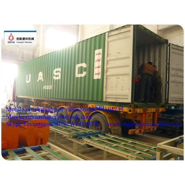 Adjusted Thickness Mgo Board Production Process With 2000 Sheets Lagre Capacity
