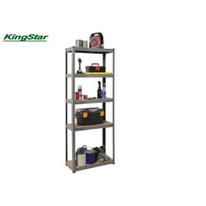 Grey Boltless Shelving System Metal MDF Rack Economic Style With Strengthen