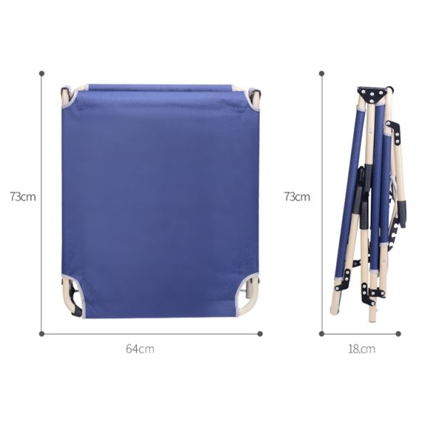 Outdoor Home Office Folding Camp Cot for Park Folded Yes Portable Beach Bed Recliner