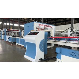 Fully Automatic Cardboard Box Folder Gluer Machine with 30-150mm Nail Distance