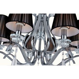 Modern Kichler chandelier with Black White Lampshade (WH-Mi-52)