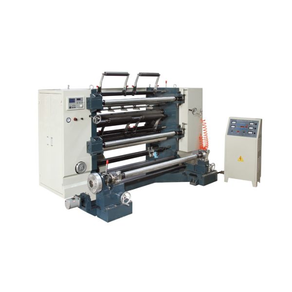 Plastic Film / Glassine Horizontal Slitting Machine 3.7Kw Air Pressure Take - Up Roll