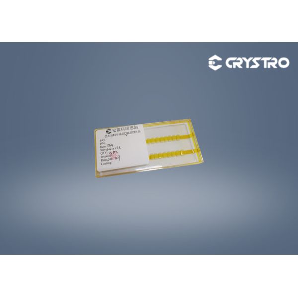 40dB Extinction Ratio Dia 4.2mm TGG Crystals Rods Terbium Gallium Garnet