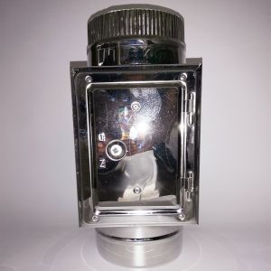 Robust Single Wall Chimney Pipe Duct Compact Structure Steel Furnace Anti Rust