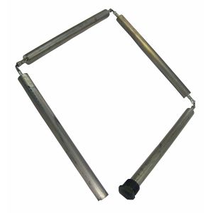 Cheap Cathodic Protection Aluminum Anode FLEX 44 Density 2.7 G/Cm3 Length For Seawater And Offshore Structures for sale