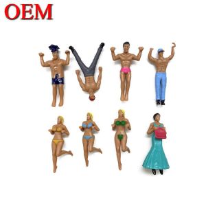 Figure manufacturer Custom Wine Glass Charms Top Sell Decoration Plastic figure