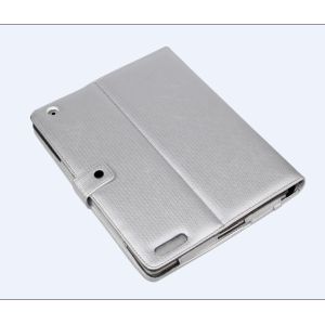 160mAh ID2-2 IPad 2 Wireless Bluetooth ABS Keyboard Case With Landscape Mode