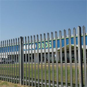 European Style Steel 0.5m High Galvanized Palisade Fencing For Road And Railway