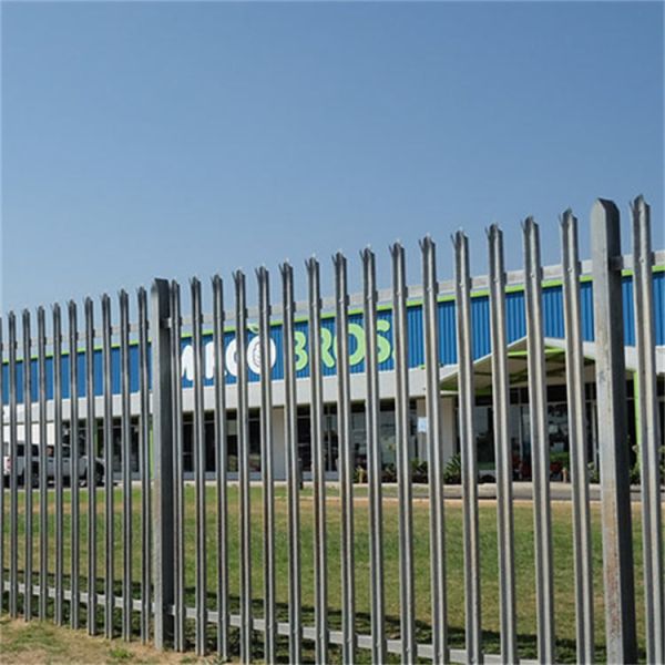 Quality European Style Steel 0.5m High Galvanized Palisade Fencing For Road And Railway wholesale