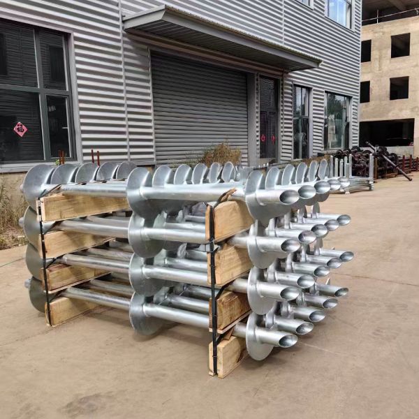 Hot DIP Galvanized Helical Anchors Piles Screw Piles