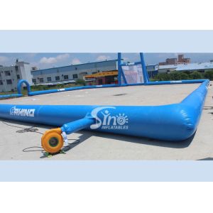 45x30m mobile giant inflatable rugby football field for children N adults from